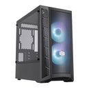 Cooler Master Masterbox Mb311L Matx Mitx Argb Tg Panel Argb Controller Included 2 X 120Mm Argb Fans Mesh Front Panel Airflow Case