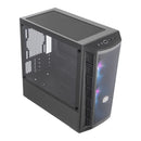 Cooler Master Masterbox Mb311L Matx Mitx Argb Tg Panel Argb Controller Included 2 X 120Mm Argb Fans Mesh Front Panel Airflow Case
