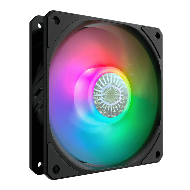 Cooler Master Sickleflow 120Mm Argb New Blade Design Enhanced Fan Frame Sealed Bearing 62Cfm