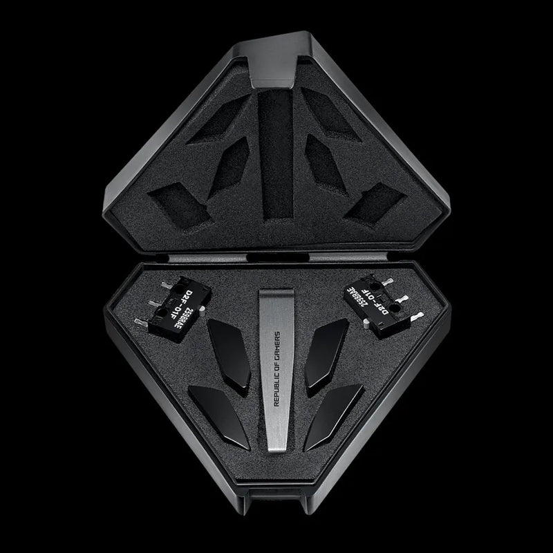 Asus Rog Pugio Ii Ambidextrous Lightweight Wireless Gaming Mouse With 16 000 Dpi Optical Sensor 7 Programmable Buttons Configurable