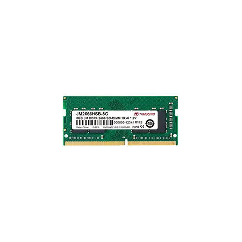 Transcend Jet Memory 8Gb Ddr4 2666Mhz So-Dimm 1Rx16 1Gx16 Cl19 1.2V