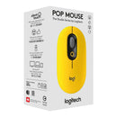 Logitech POP Silent Wireless Mouse Yellow - is a vibrant 4-button Bluetooth wireless mouse featuring high-precision optical tracking with up to 4000 DPI sensitivity. It offers silent clicks via SilentTouch switches supports connection to up to three de...