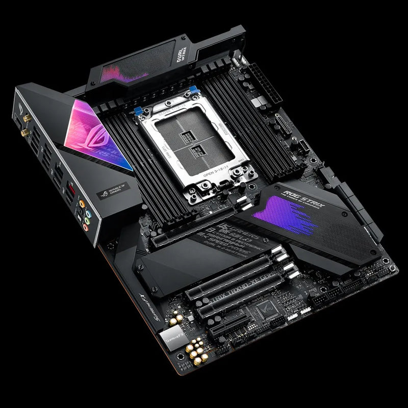 Asus Amd Socket Strx4 For 3Rd Gen Amd Ryzen 8 X Dimm Max. 256Gb Ddr4 3 X Pcie 4.0 X16 (X16 X16 X16) + 1 X Pcie 4.0 X4. 2 X M.2 So
