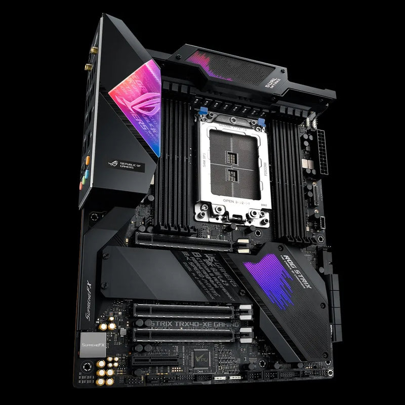 Asus Amd Socket Strx4 For 3Rd Gen Amd Ryzen 8 X Dimm Max. 256Gb Ddr4 3 X Pcie 4.0 X16 (X16 X16 X16) + 1 X Pcie 4.0 X4. 2 X M.2 So