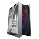Asus Rgb Atx Eatx White Mid-Tower Gaming Case With Tempered Glass Aluminum Frame Gpu Braces 420Mm Radiator Support And Aura Sync