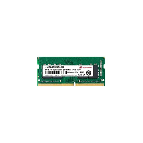 Transcend 16Gb Jet Memory Ddr4 2666Mhz Notebook So-Dimm 1Rx8 2Gx8 Cl19