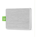 Seagate 500gb Ultra Touch Ssd - White; 2.5''; Usb-a To Usb-c Adapter; Usb 3.0; Easily Manage Phone Content Using The Included An