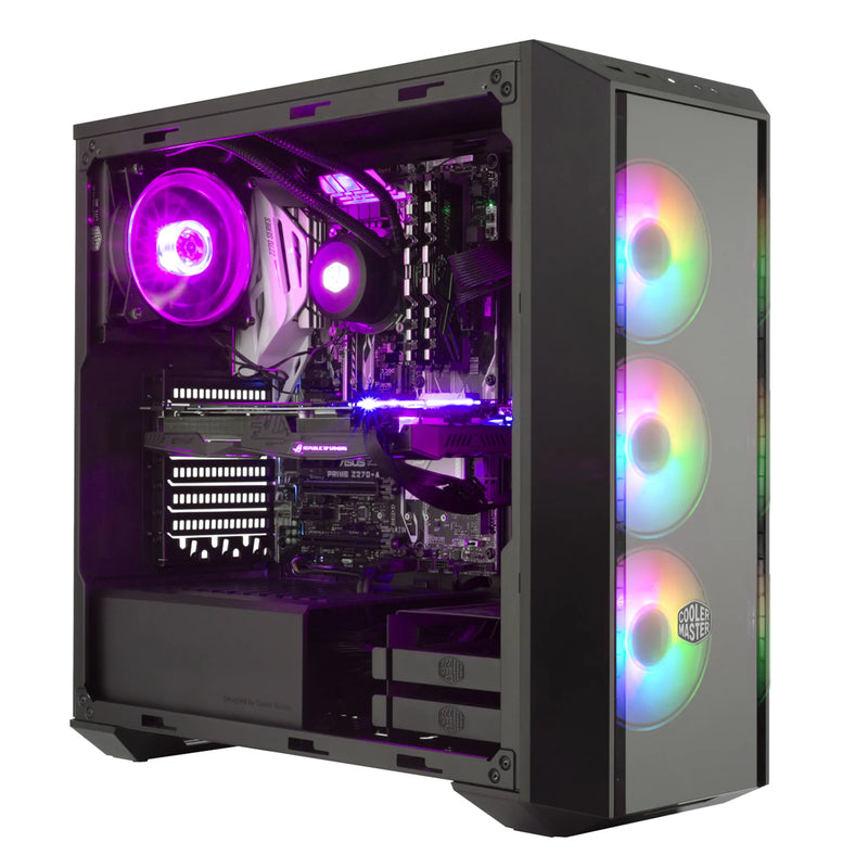 Cooler Master Masterbox Pro 5 Argb; Atx; Dark Mirror Front Panel;tempered Glass Side Mesh Windowed; 3x 120mm Argb; Argb Controll