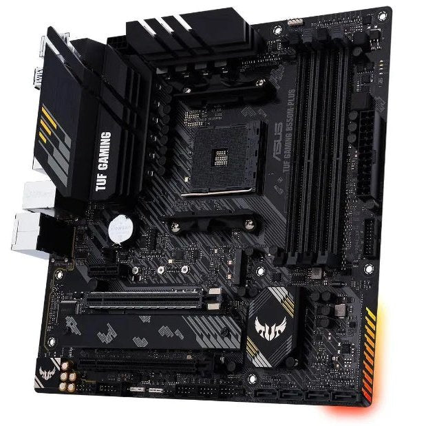 Asus Op Asus Tuf Gaming B550M-Plus. Amd Am4 Socket 3Rd Gen Amd Ryzen  4 X Dimm  Max. 128Gb  Ddr4  1 X Pcie 4.0 X16 + 1 X Pcie 3.0 X16 1