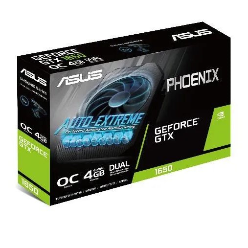 Asus Geforce Gtx 1650 4Gb Gddr6 Graphics Card - Pci Express 3.0, Cuda Core 896, Dvi Hdmi Dp, Hdcp, Triple Display Support