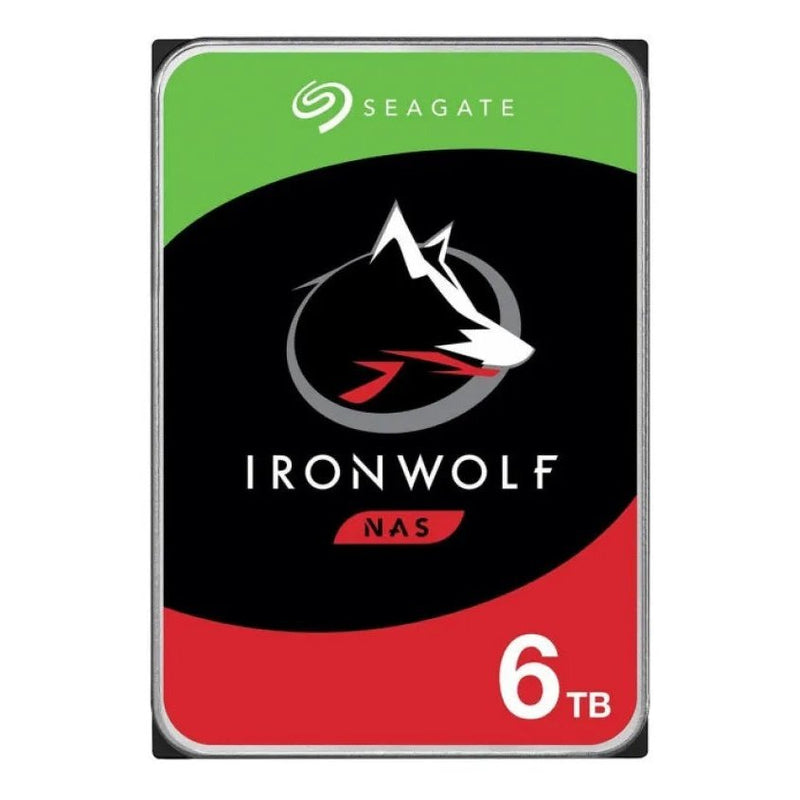 Seagate 6Tb Ironwolf Nas Hdd 3.5'' Sata 6Gb S Interface 256Mb Cache Rpm 5400
