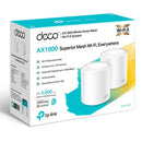 TP-LINK AX1800 WHOLE HOME MESH WI-FI SYSTEM 1201 MBPS 574 MBPS 2X GIGABIT PORTS - 2 PACK