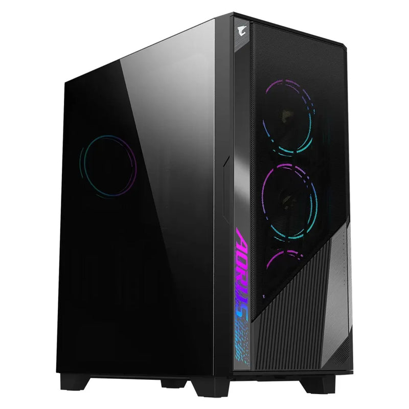 Gigabyte C500 Aorus Glass Tower; Black; Tempered Glass; E-Atx