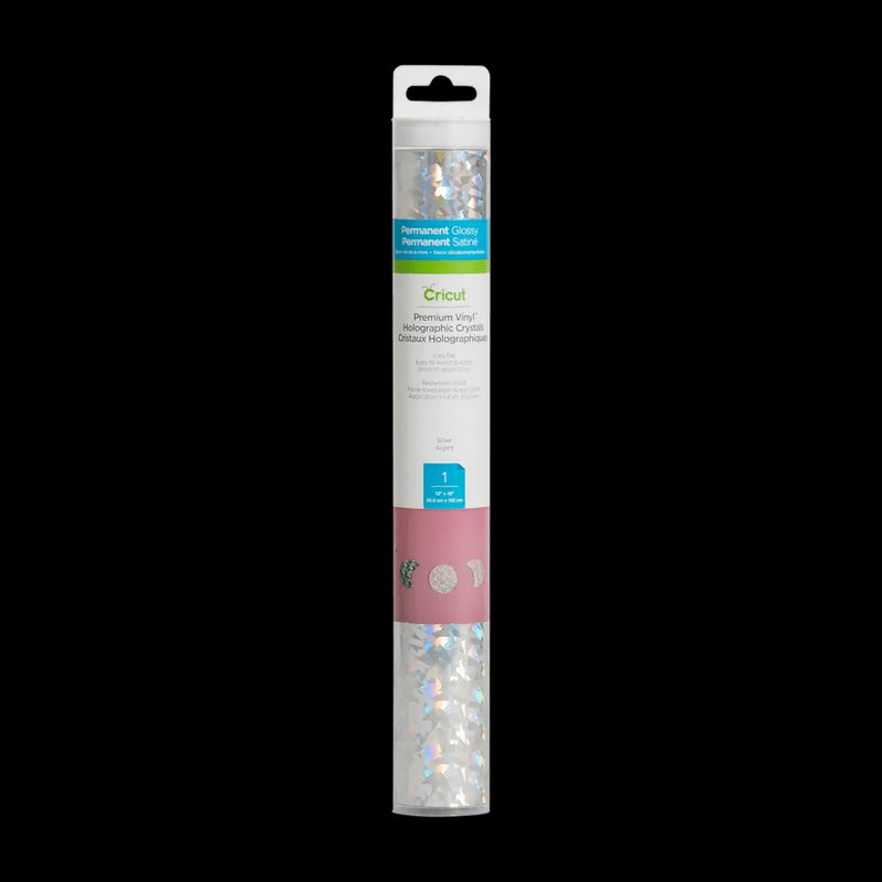 2006532 - Cricut Premium Vinyl Holo Crystals Silver 12X48(1)