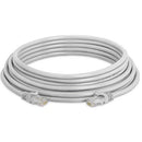 NetiX UTP CAT5E Copper Clad Aluminium Ethernet Patch Cable 30 Metre Cable Length Light Grey-Ready To Use Moulded RJ45 Connectors
