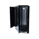 Zone Enclosures 43U 300 X 1200 Extension Closet With Front And Rear Doors Black