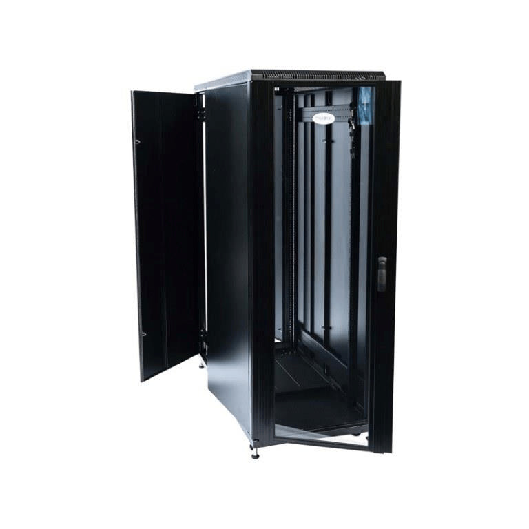 Zone Enclosures 43U 300 X 1200 Extension Closet With Front And Rear Doors Black