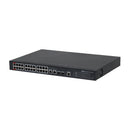 Dahua 24-Port 100 Mbps + 2-Port Gigabit Managed Poe Switch