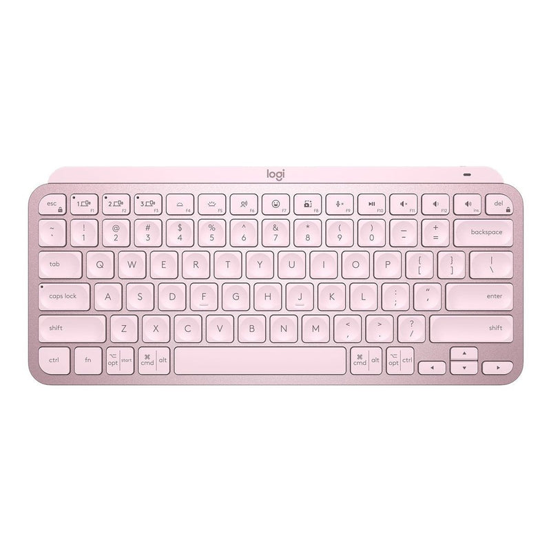 Logitech Mx Keys Mini Minimalist Wireless Illuminated Keyboard - Rose - Us Int'L - 2.4Ghz Bt - N A - Intnl