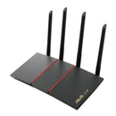 Asus Ax1800 Dual Band Wifi 6 (802.11Ax) Router Supporting Mu-Mimo And Ofdma Technology  With Aiprotection Classic Network Security Po