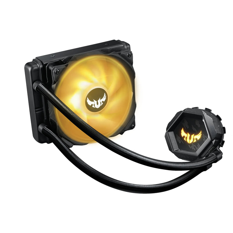 Tuf Gaming Lc 120 Rgb All-in-one Liquid Cpu Cooler With Aura Sync  And Tuf 120mm Rgb Radiator Fans