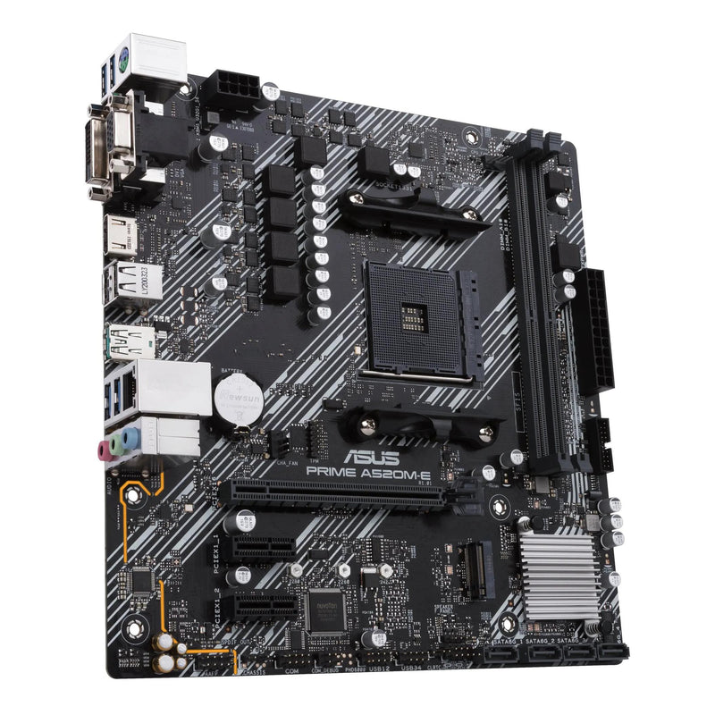 Amd A520 (ryzen Am4) Micro Atx Motherboard With M.2 Support; 1 Gb Ethernet; Hdmi/dvi/d-sub; Sata 6 Gbps; Usb 3.2 Gen 2 Type-a