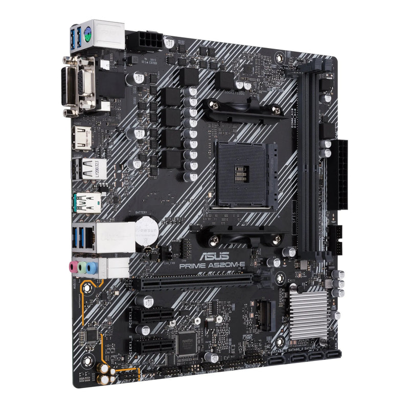 Amd A520 (ryzen Am4) Micro Atx Motherboard With M.2 Support; 1 Gb Ethernet; Hdmi/dvi/d-sub; Sata 6 Gbps; Usb 3.2 Gen 2 Type-a