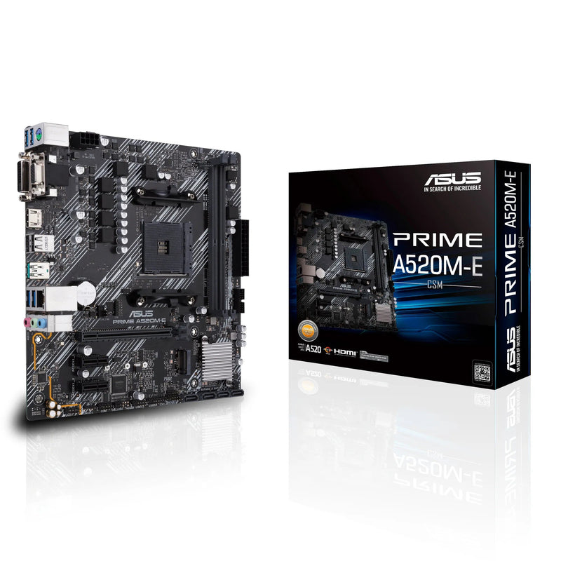 Amd A520 (ryzen Am4) Micro Atx Motherboard With M.2 Support; 1 Gb Ethernet; Hdmi/dvi/d-sub; Sata 6 Gbps; Usb 3.2 Gen 2 Type-a