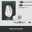 Logitech Mx Anywhere 3 - Pale Grey - 2.4Ghz Bt - N A - Emea