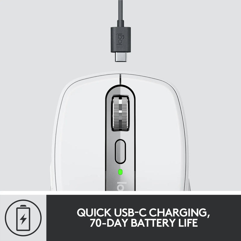 Logitech Mx Anywhere 3 - Pale Grey - 2.4Ghz Bt - N A - Emea