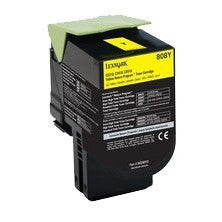 Lexmark 808y Cs310 / Cx410 / Cx510 Yellow Return Program Toner Cartridge
