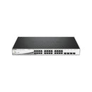 D-Link 24-Ports 10 100 1000Mbps + 4 Sfp Ports Managed Metro Ethernet Switch