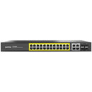 Netis 30 Ports standard POE switch that provides 24 FE POE ports / 4 Gigabit Up-link ports and 4 SFP fiber port.