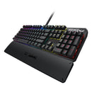 Asus Tuf Gaming K3 Rgb Mechanical Keyboard With N-Key Rollover Combination Media Keys Usb 2.0 Passthrough Aluminum-Alloy Top