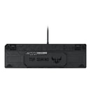 Asus Tuf Gaming K3 Rgb Mechanical Keyboard With N-Key Rollover Combination Media Keys Usb 2.0 Passthrough Aluminum-Alloy Top