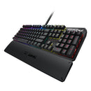 Asus Tuf Gaming K3 Rgb Mechanical Keyboard With N-Key Rollover Combination Media Keys Usb 2.0 Passthrough Aluminum-Alloy Top
