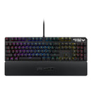 Asus Tuf Gaming K3 Rgb Mechanical Keyboard With N-Key Rollover Combination Media Keys Usb 2.0 Passthrough Aluminum-Alloy Top