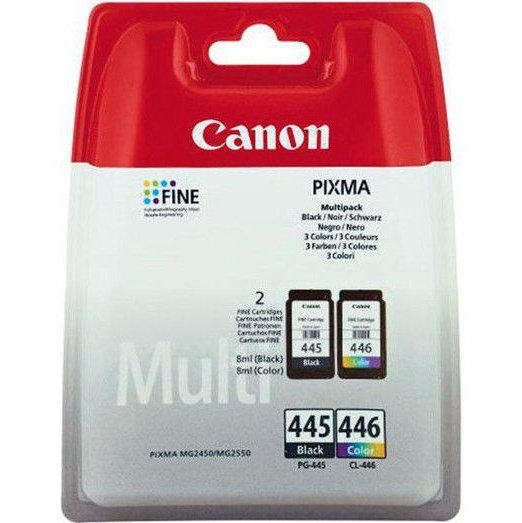 Canon Ink Cartridge Pg-445 446 Multipack