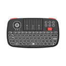 Zoweetek 71-Key Touch-Pad And Scroll Wheel Dual 2.4Ghz & Bluetooth Mini Keyboard