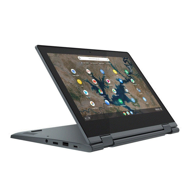 Lenovo Flex 3 11.6 Hd (1366x768) Touch Intel Celeron N45004gb Soldered Lpddr4x-2933 128gb Emmc 5.1 On Systemboard Integrated Intel Uhd Graphics 11ac 2x2 + Bt5.0 Camera 720p Stereo Speakers 2w X2 No Pen Chrome Os 1 Year Depot Warranty Arctic Grey