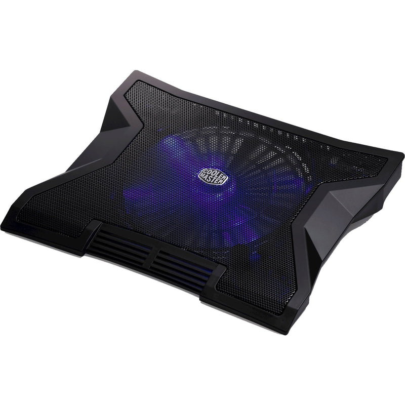 Cooler Master Coolermaster Notepal Xl 230Mm Cooling Fan Ergo Design 3 Usb Hubs Fan Speed Controller