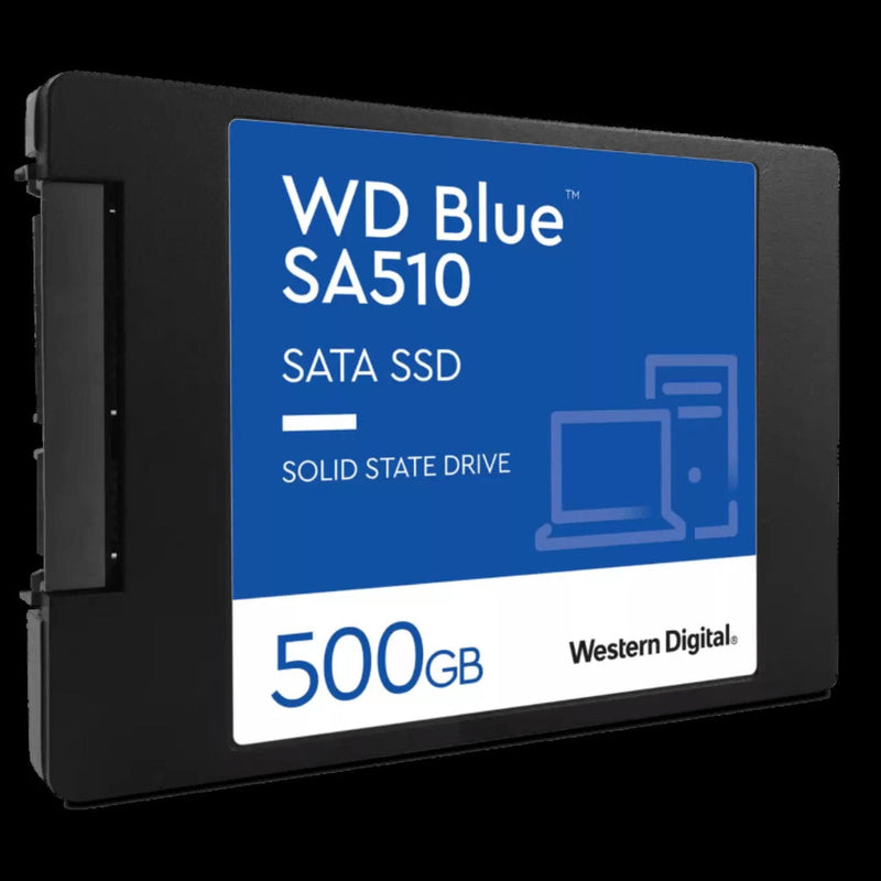 Western Digital Blue Sa510 500Gb Sata Ssd 2.5-Inch 7Mm Form Factor High-Speed 3D Nand Internal Solid State Drive