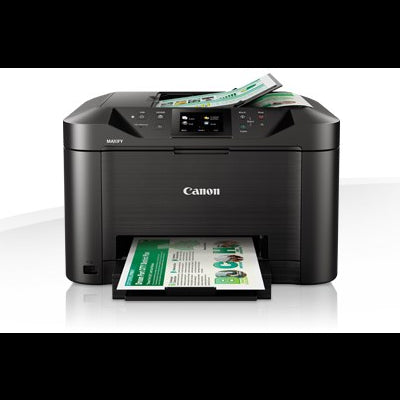 Canon Maxify MB5140 Printer - Print Copy Fax Scan - 24Ipm Mono 15Ipm Col - 250 Sheet Handling - Auto Duplex - USB WiFi Ethernet