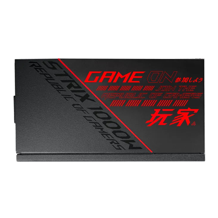 Rog Strix 1000w; 80plus; Gold; 100-240vac; Fully Modular; 10 Years Warranty.