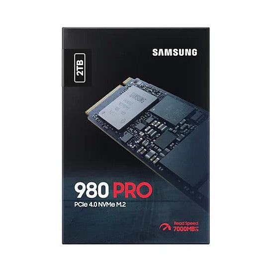 Samsung Components Samsung 980 Pro 2 Tb Nvme Ssd - Read Speed Up To 7000 Mb S Write Speed To Up 5100 Mb S Random Read Up To 1000000 Iops Random