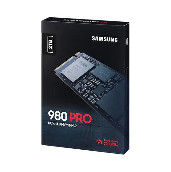 Samsung Components Samsung 980 Pro 2 Tb Nvme Ssd - Read Speed Up To 7000 Mb S Write Speed To Up 5100 Mb S Random Read Up To 1000000 Iops Random
