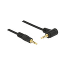 Delock Stereo Jack Cable 3.5 Mm 3 Pin Male - Male Angled