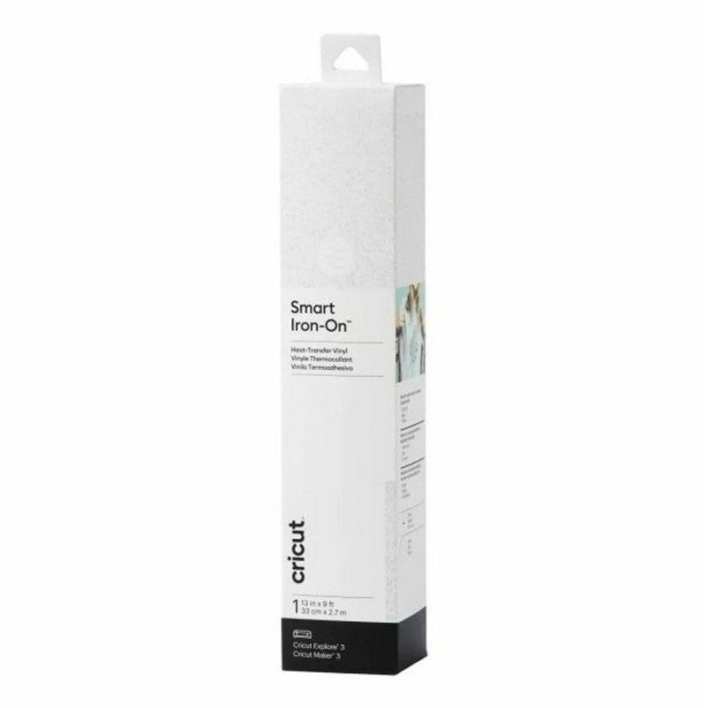 Cricut Smart Iron-On 33X273Cm 1 Sheet (Glitter White)
