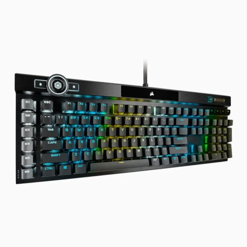 Corsair K100 Rgb Mechanical Wired Cherry Mx Speed Switch Keyboard With Rgb Backlighting – Black.