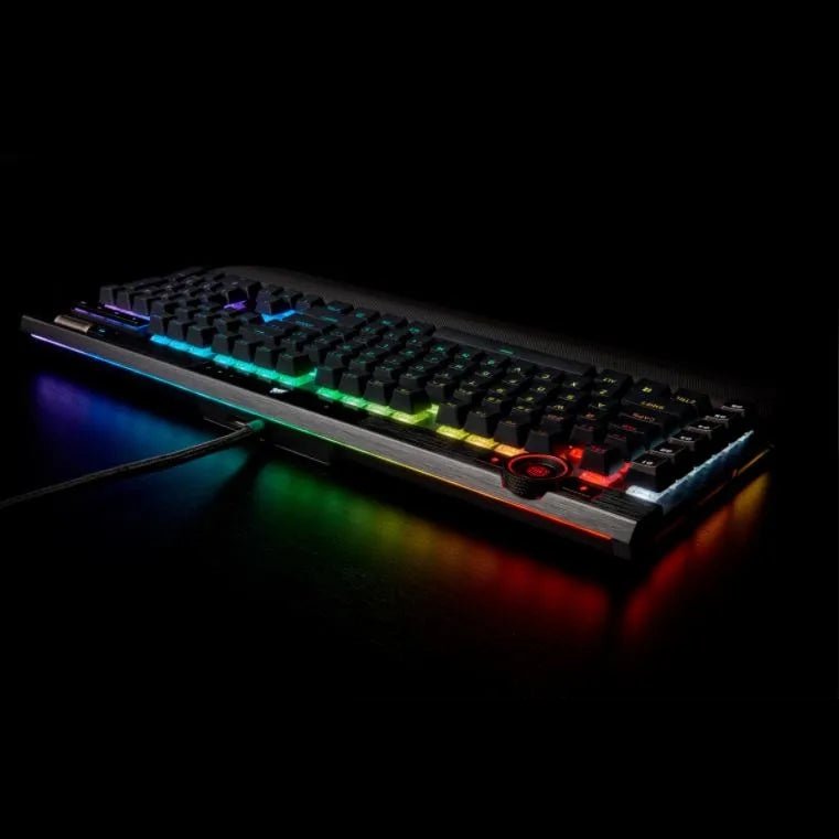 Corsair K100 Rgb Mechanical Wired Cherry Mx Speed Switch Keyboard With Rgb Backlighting – Black.